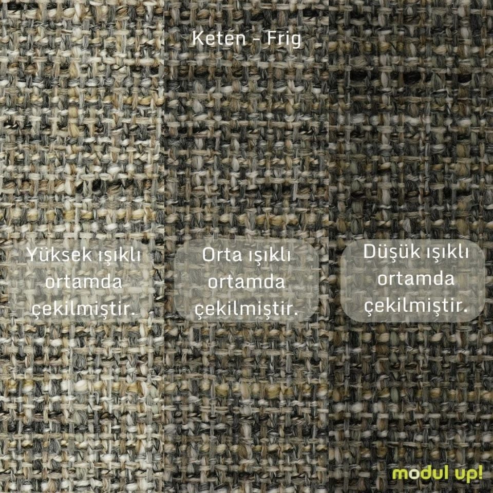 Loveseat - Fitilli - Keten - Frig- Post Modern Kol