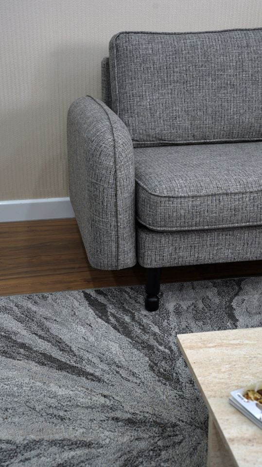 Loveseat - Fitilli - Keten - Frig- Post Modern Kol