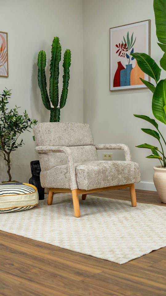 Hygge Berjer Curly Beyaz