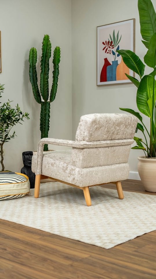 Hygge Berjer Curly Beyaz