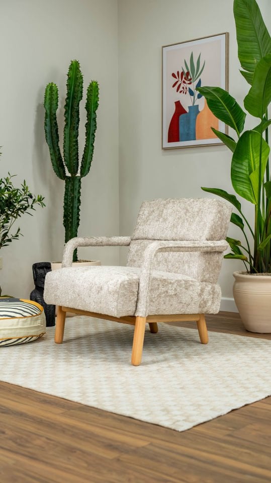 Hygge Berjer Curly Beyaz