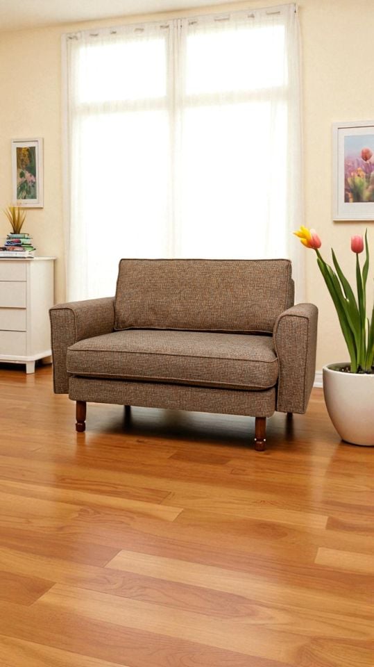 Loveseat - Fitilli - Keten - Urartu - İskandinav Kol