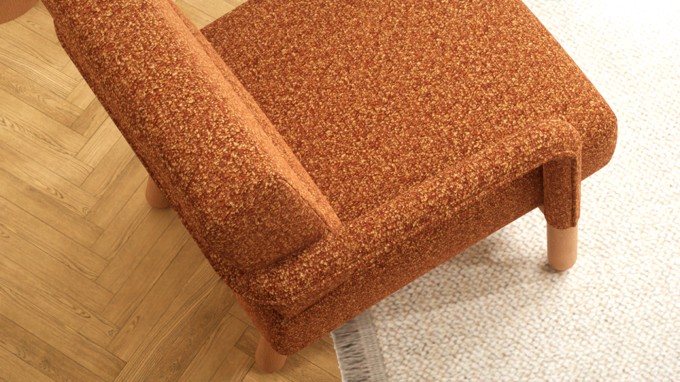 Hygge Berjer Bukle Sonbahar Turuncusu 2026