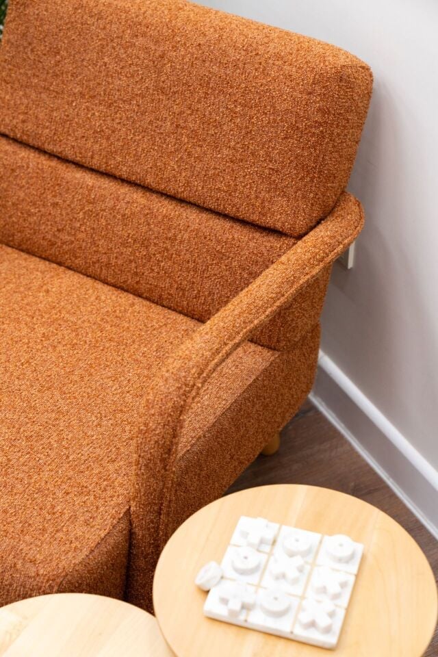 Hygge Berjer Bukle Sonbahar Turuncusu 2026