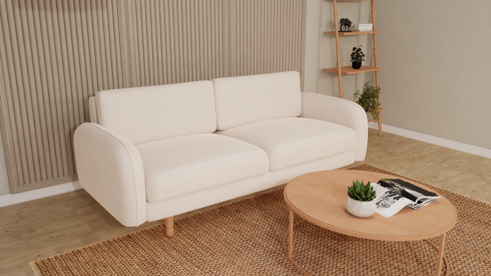 Üçlü  - Makro Kadife - Işık Beyazı- Post Modern Kol 2026