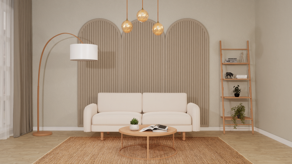 Üçlü  - Makro Kadife - Işık Beyazı- Post Modern Kol 2026