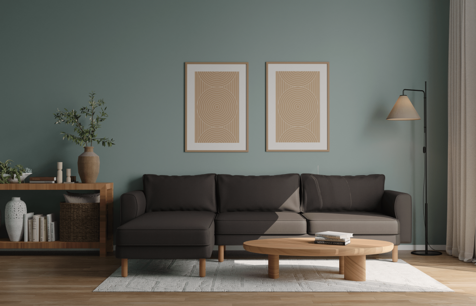 Midi Köşe - Fitilli - Mikro Kadife - Prestij Grisi - İskandinav Kol 2026