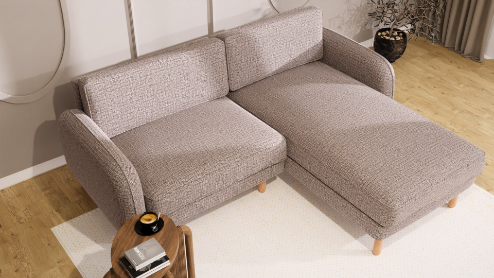 Mini Köşe - Fitilli - Keten - Frig - Post Modern Kol 2026