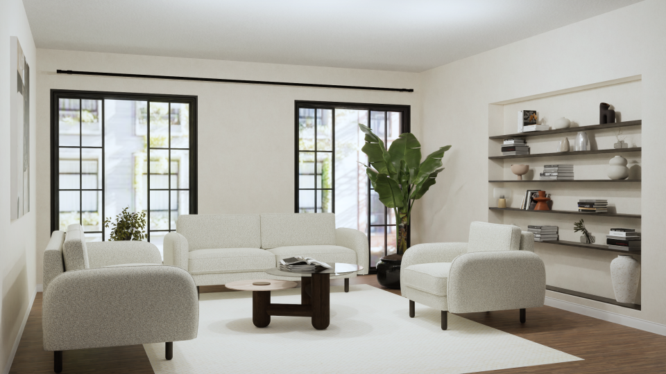 3x3x1 Takım - Fitilli - Bukle - Arjantin Beyazı - Post Modern Kol 2026