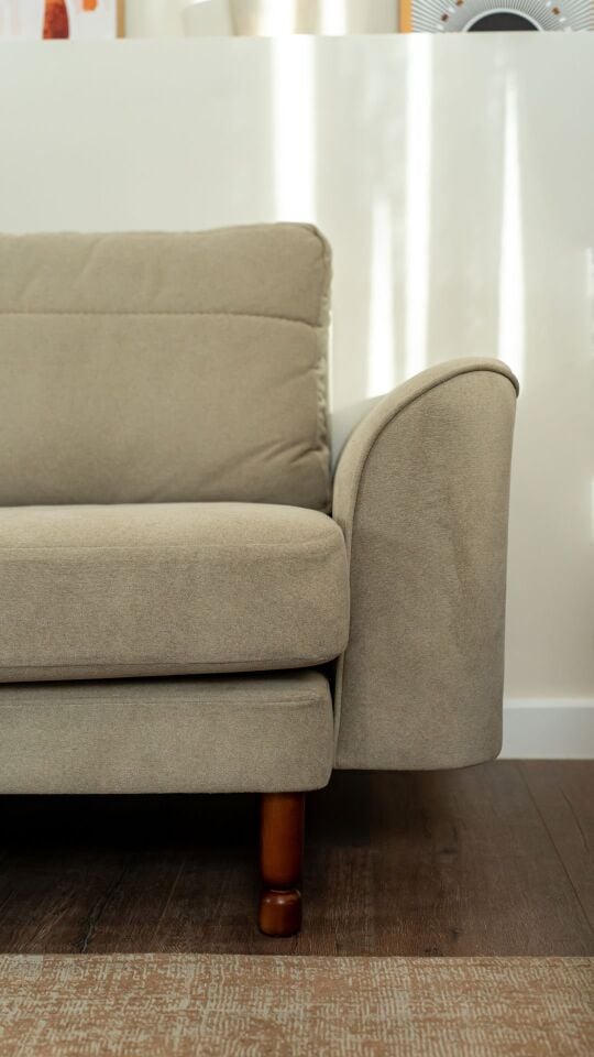 3x3x1 Takımı - Dikişli - Mikro Kadife - Aspendos Beji - İtalyan Kol 2026