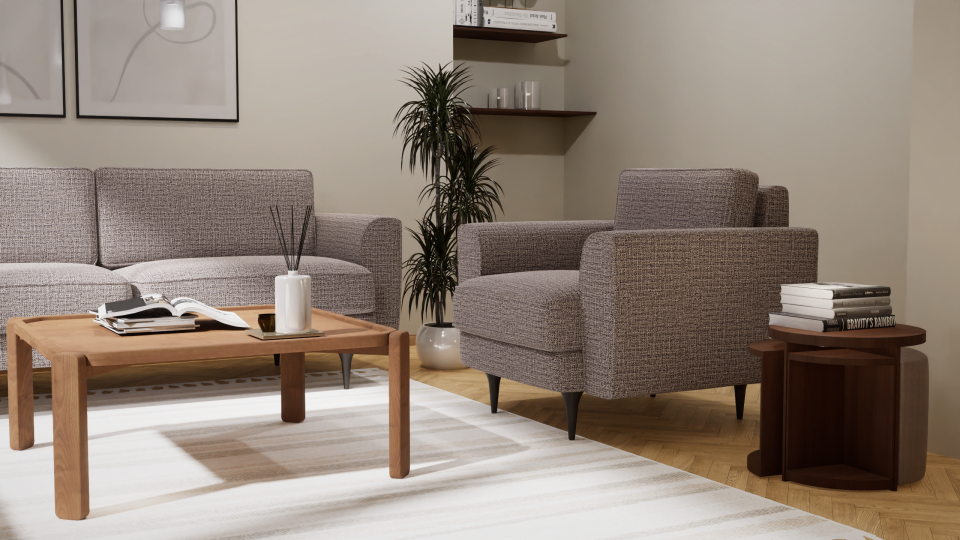 3x3x1 Takım - Fitilli - Keten - Frig - İskandinav Kol 2026