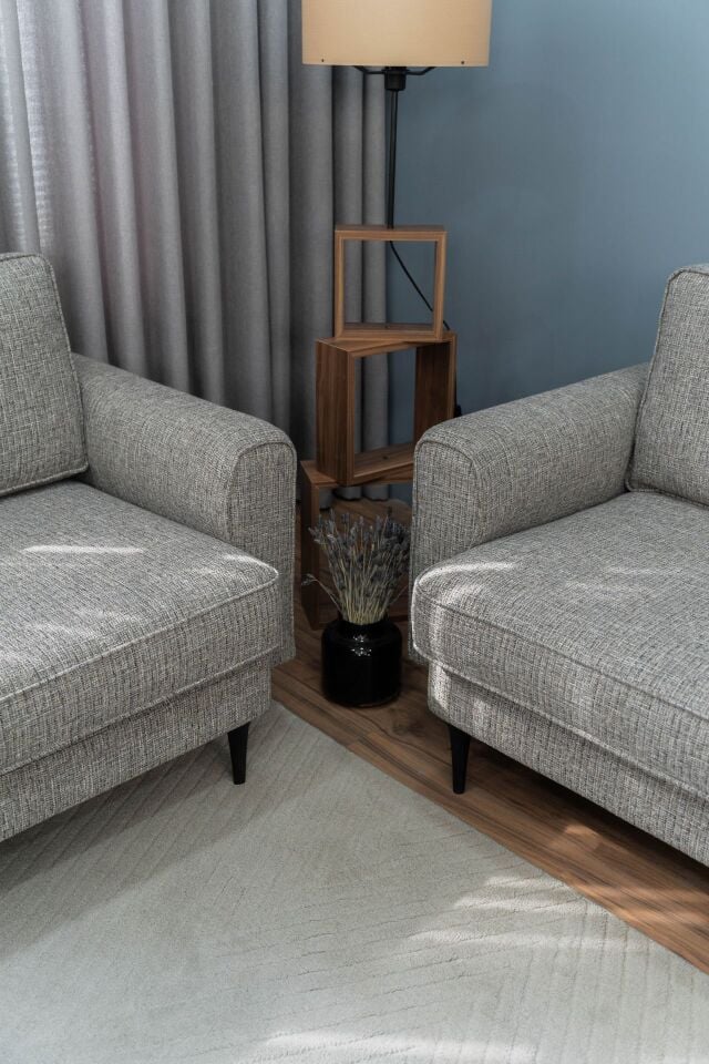 3x3x1 Takım - Fitilli - Keten - Frig - İskandinav Kol 2026