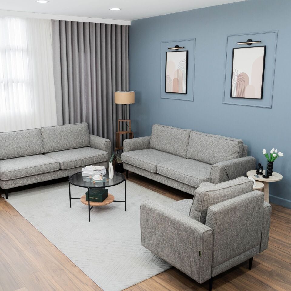 3x3x1 Takım - Fitilli - Keten - Frig - İskandinav Kol 2026